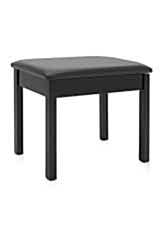 KÖHNER Ahşap Deri Siyah Piyano Taburesi