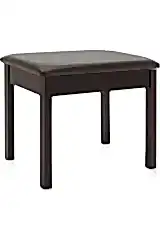 KÖHNER Ahşap Deri Kahverengi Piyano Taburesi