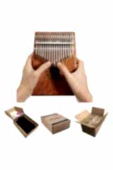 KÖHNER 17 Tuşlu Maun Başparmak Piyanosu Kalimba