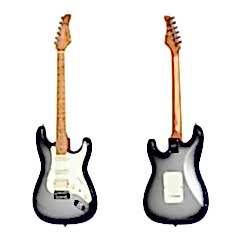 KAYSEN KST-630 MBK Profesyonel Strat Elektro Gitar | HSS Alnico V Manyetik