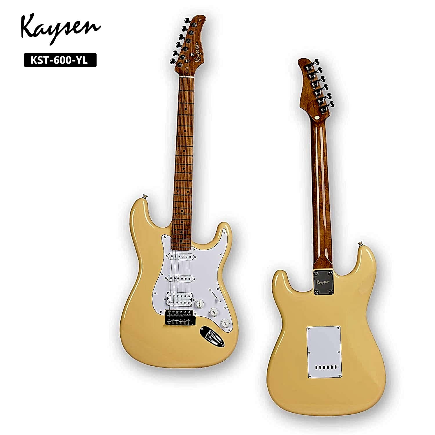 KAYSEN KST-600 YL Modern Strat Elektro Gitar | HSS Alnico V Manyetik