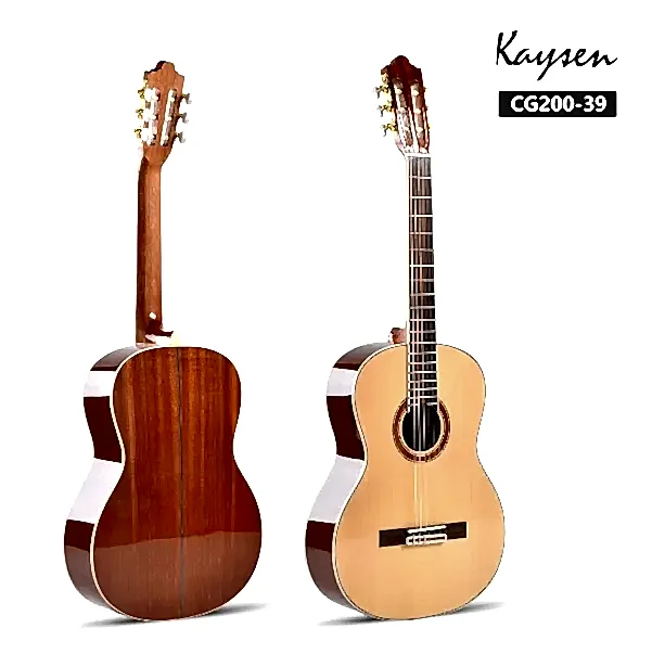KAYSEN CG200 Natural Sapeli Maun Klasik Gitar