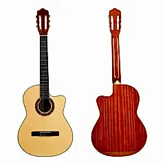 Tayste TS-CG36-39 EQ17A Natural Elektro Klasik Gitar