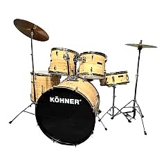 KÖHNER CD-01 BG Bej Akustik Bateri Seti(Kopya)